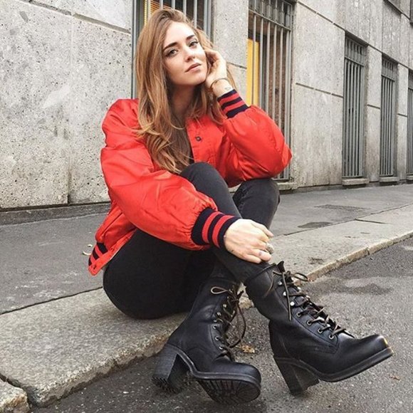 $429 Frye Karen Lace Up Black Leather Combat Short Chunky Heeled Moto Ankle Boot - Picture 7 of 15